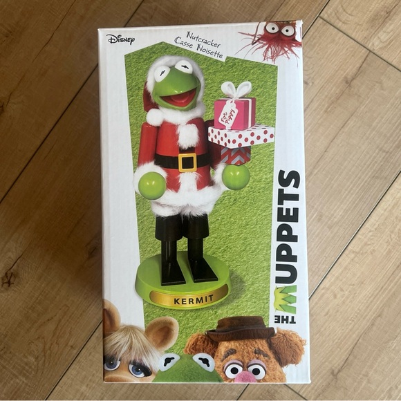 Kermit The Frog Nutcracker Kurt Adler Muppets Christmas Disney 10” NEW IN BOX - Picture 8 of 13